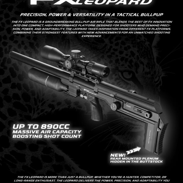 FX Leopard botella sniper .22 700 mm